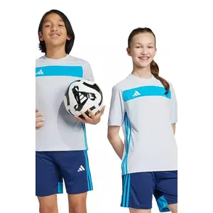 adidas tricou copii culoarea gri, cu imprimeu, JW0454 imagine