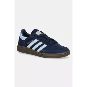adidas Originals sneakers de piele întoarsă pentru copii HANDBALL SPEZIAL culoarea albastru marin, JI2895 imagine