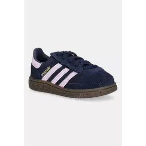 adidas Originals sneakers de piele întoarsă pentru copii HANDBALL SPEZIAL culoarea bleumarin, JI2901 imagine