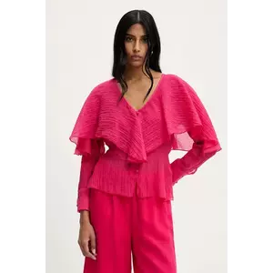 Answear Lab cămașă femei, culoarea roz, regular imagine