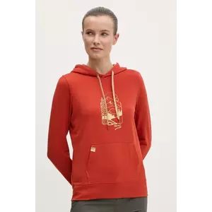 Viking hanorac Panaka culoarea roșu, cu glugă, uni 730/25/8883 imagine