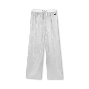 Dkny pantaloni copii culoarea gri, uni, D62337 imagine