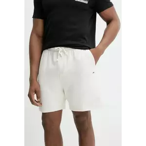 Tommy Jeans pantaloni scurti din bumbac barbati, culoarea bej, DM0DM21369 imagine