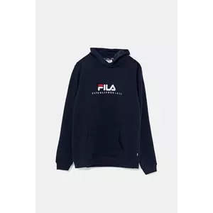 Fila bluza copii LODDIN culoarea albastru marin, cu glugă, cu imprimeu, FAT0624 imagine