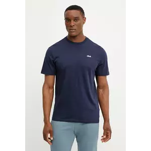 Fila tricou din bumbac Laas barbati, culoarea albastru marin, cu imprimeu, FAM0874 imagine