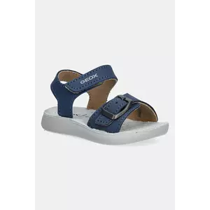 Geox sandale din piele pentru copii LIGHTFLOPPY culoarea albastru marin, B555SA.00032 imagine