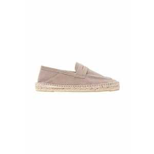 Manebi espadrile din piele intoarsa Loafers Espadrilles culoarea maro, W 1.9 LW imagine