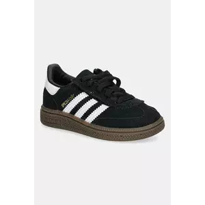 adidas Originals sneakers de piele întoarsă pentru copii HANDBALL SPEZIAL culoarea negru, JI2898 imagine