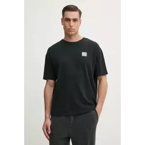 American Vintage tricou din bumbac barbati, culoarea negru, cu imprimeu, MYKO02AE25 imagine