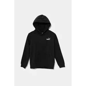 Puma bluza copii ESS 2 COLOR Small No. 1 Logo Hoodie FL culoarea negru, cu glugă, neted, 685825 imagine