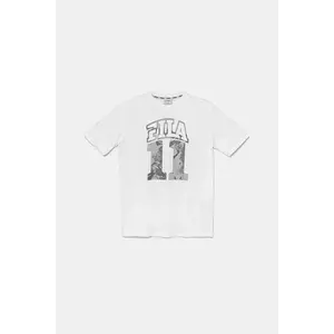 Fila tricou de bumbac pentru copii ILLERRIEDEN culoarea alb, cu imprimeu, FAT0681 imagine