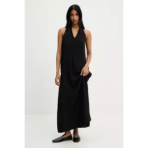 Answear Lab rochie culoarea negru, maxi, dreaptă imagine