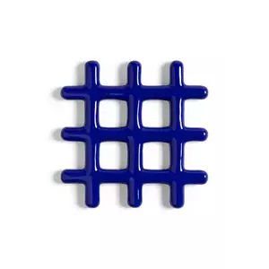 &k amsterdam suport pentru mâncăruri fierbinți grid blue culoarea albastru marin imagine