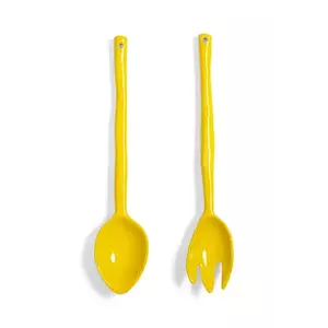 &k amsterdam linguri de salata boavista uni 2-pack culoarea galben imagine