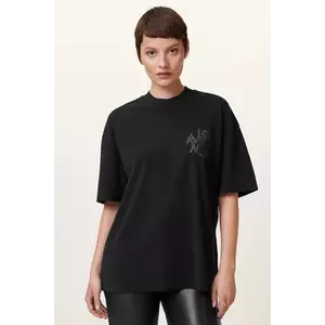 AllSaints tricou din bumbac ORLANDO ETTA femei, culoarea negru, W267JB imagine