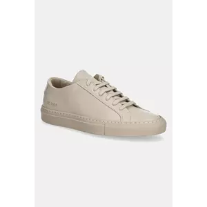 Common Projects sneakers din piele Original Achilles Low femei, culoarea bej, 3701 imagine