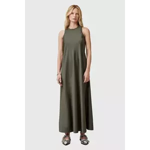 AllSaints rochie AIDA culoarea verde, maxi, dreaptă, W082DC imagine