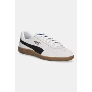 Puma sneakers din piele intoarsă Handball barbati, culoarea gri, 106695 imagine