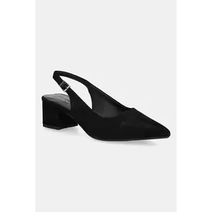 Vagabond Shoemakers tocuri din piele intoarsa MARTA culoarea negru, cu toc drept, cu toc deschis, 5928-140-20 imagine