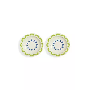 &k amsterdam set de boluri folk blue L 2-pack imagine