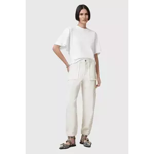 AllSaints jeansi MILA FRAY femei high waist, W007TC imagine