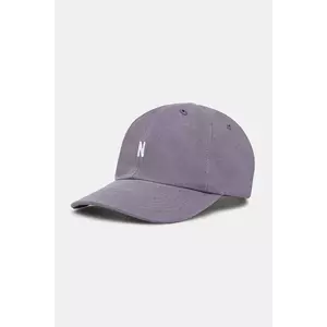 Norse Projects șapcă de baseball din bumbac Twill Sports Cap culoarea violet, cu imprimeu, N80.0001.6018 imagine