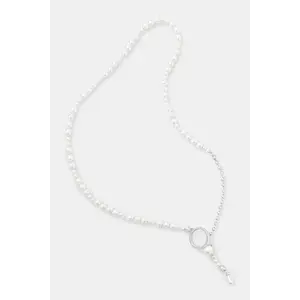 AMBUSH colier de argint Pearl Strand Necklace 12115268 imagine