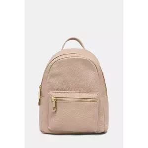 Answear Lab ghiozdan de piele femei, culoarea roz, mic, neted imagine