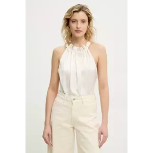 Answear Lab bluza femei, culoarea bej, neted imagine