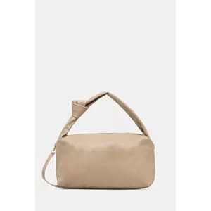 Answear Lab poseta de piele culoarea bej imagine