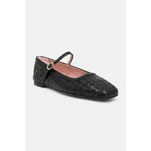 Pretty Ballerinas balerini de piele Camille culoarea negru, 52205_A imagine