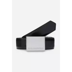 Karl Lagerfeld curea de piele femei, culoarea negru, A2W33051 imagine