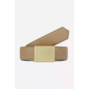 Karl Lagerfeld curea de piele femei, culoarea bej, A2W33051 imagine