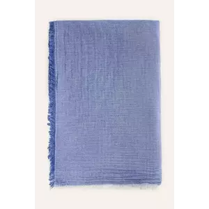 Calma House cuvertură de pat din bumbac Layer 120 x 180 cm culoarea bleumarin imagine