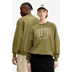 Inbetweeners hanorac de bumbac culoarea verde, cu imprimeu, S5TWUASW030 imagine