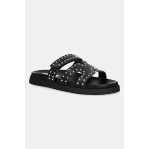 Steve Madden șlapi de piele Missile-S femei, culoarea negru, SM11003772 imagine