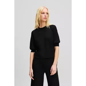 Karl Lagerfeld pulover femei, culoarea negru, A2W20040 imagine