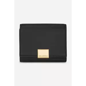 Karl Lagerfeld portofel de piele femei, culoarea negru, A2W32030 imagine