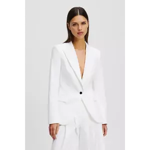 Karl Lagerfeld sacou culoarea alb, un singur rand de nasturi, uni, A2W14023 imagine