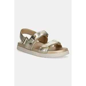 Steve Madden sandale de piele Mona femei, culoarea auriu, SM11002535 imagine