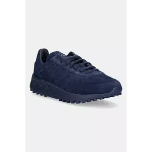 adidas Originals sneakers din piele intoarsă LA Trainer LUX bărbați, culoarea bleumarin, JH5542 imagine