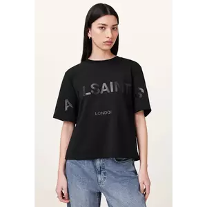 AllSaints tricou LINI BIGGY femei, culoarea negru, W210JA imagine