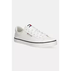 Tommy Jeans teniși VULCANIZED BUMPER culoarea alb, EM0EM01545 imagine
