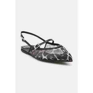 Le Silla balerini Chanel Morgana culoarea negru, cu toc deschis, 9041D020MTPPNEM763 imagine