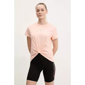 Dkny tricou din bumbac femei, culoarea portocaliu, DP5T9994 imagine