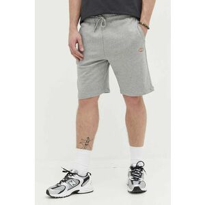 Dickies pantaloni scurti din bumbac culoarea gri, melanj imagine