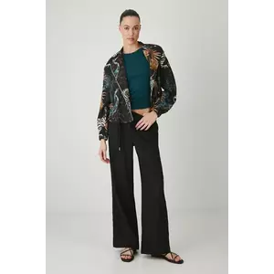 Medicine jachetă bomber din in de tranzitie, oversize imagine