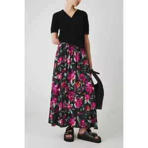 Medicine fusta culoarea negru, maxi, evazati imagine