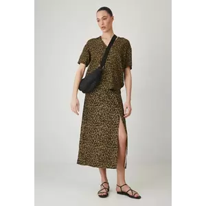 Medicine bluza din amestec de in femei, modelator imagine