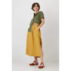 Medicine fusta culoarea galben, maxi, evazati imagine